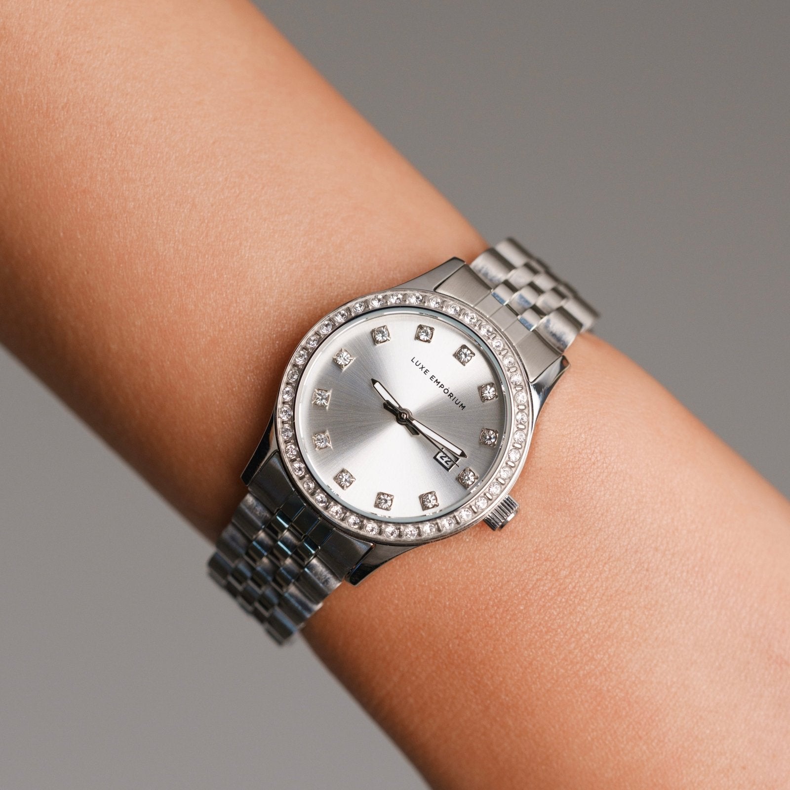 Radiant Silver Cavallia 30 Watch - Luxe Emporium x