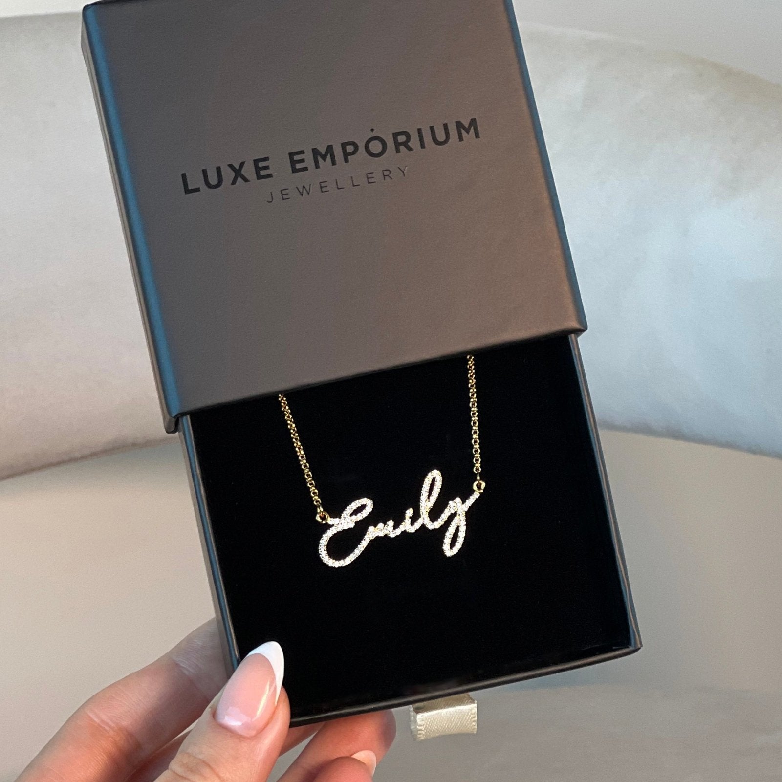 Personalised Iced Name Necklace - Luxe Emporium x