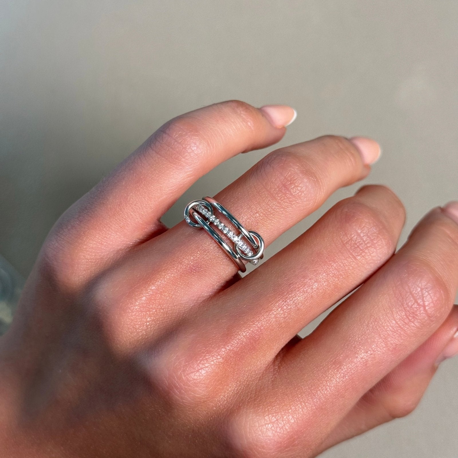 Sterling Silver Triple Band Ring - Luxe Emporium x