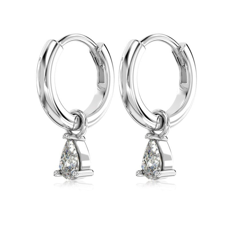 Sterling Silver Cosmic Huggie Hoop Earrings - Luxe Emporium x